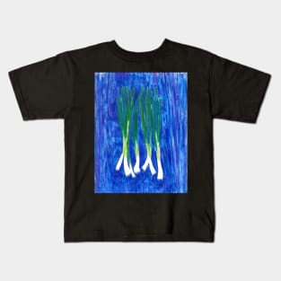 A Sign of Spring - Green Onions Kids T-Shirt